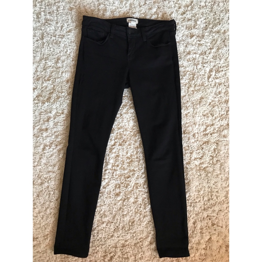 L’AGENCE Mid Rise Skinny Jeans